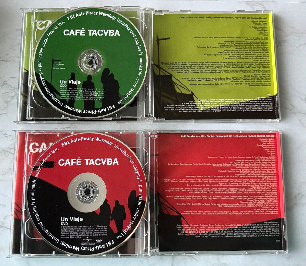 Cafe Tacuba – Un Viaje (Box Set, CD/DVD) (2005)