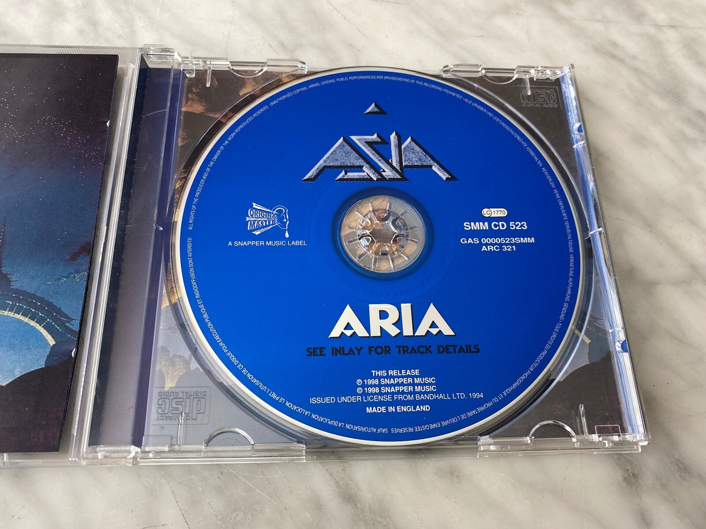 Asia – Aria (1998) [UK PRESS]