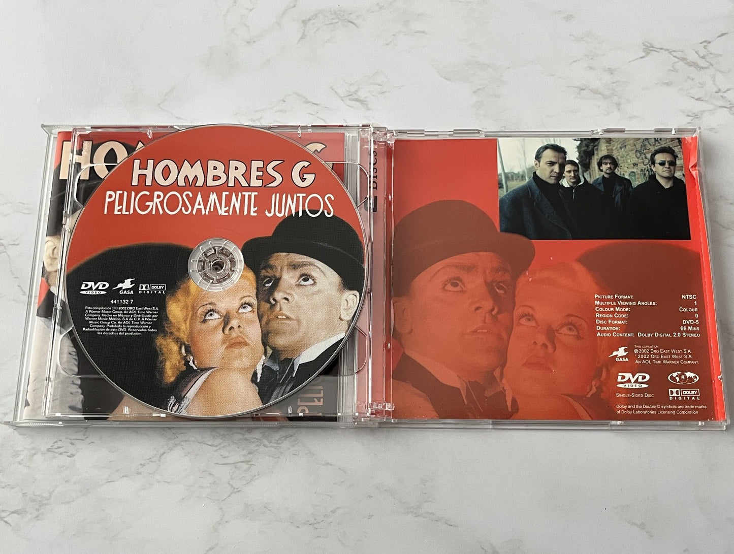 Hombres G – Peligrosamente Juntos (CD/DVD) (2002) [ORIGINAL MEXICO PRESS]