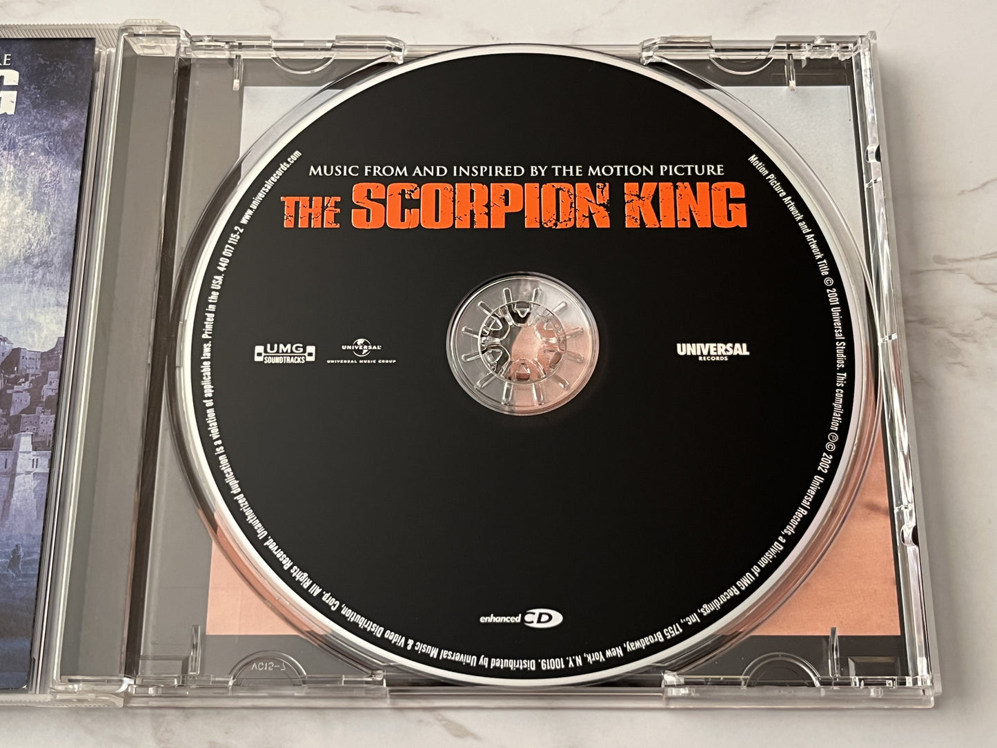 Coal Chamber, Godsmack, Rob Zombie, Sevendust, Various – The Scorpion King Music From The Motion Picture (2002) [ORIGINAL USA PRESS]