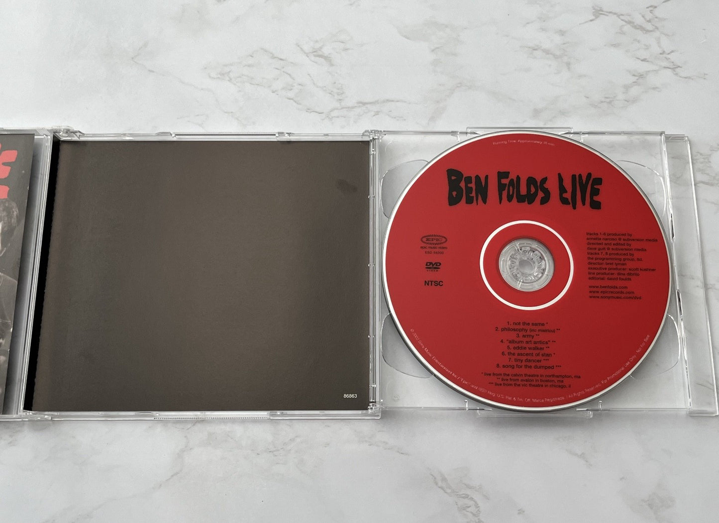 Ben Folds – Live (Numbered, CD/DVD) (2002)