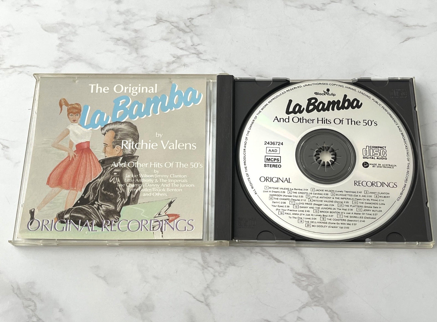 Paul Anka, Ritchie Valens, The Platters, Various, The Diamonds – La Bamba And Other Hits Of The 50's [DISCTRONICS PRESS]