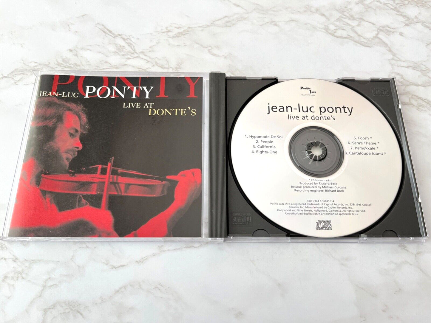 Jean Luc Ponty – Live At Donte's (1995) [ORIGINAL USA PRESS]