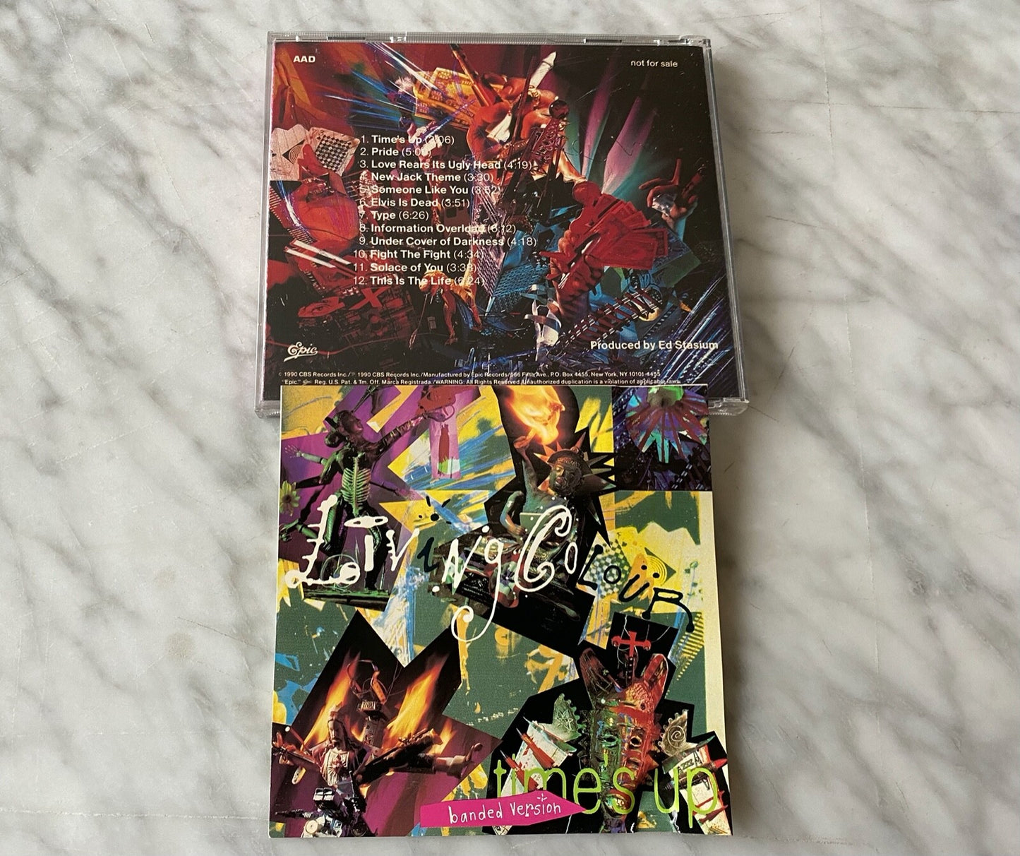 Living Colour – Time's Up Banded Version (Promo) (1990) [ORIGINAL USA PRESS]