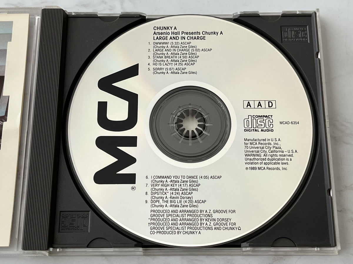 Chunky A – Large and In Charge (1989) [JVC PRESS]