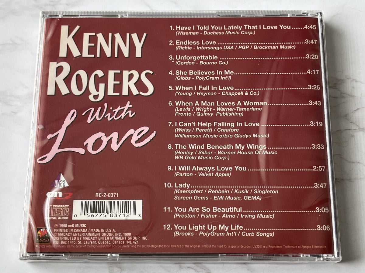 Kenny Rogers – With Love (1998) [ORIGINAL USA PRESS]