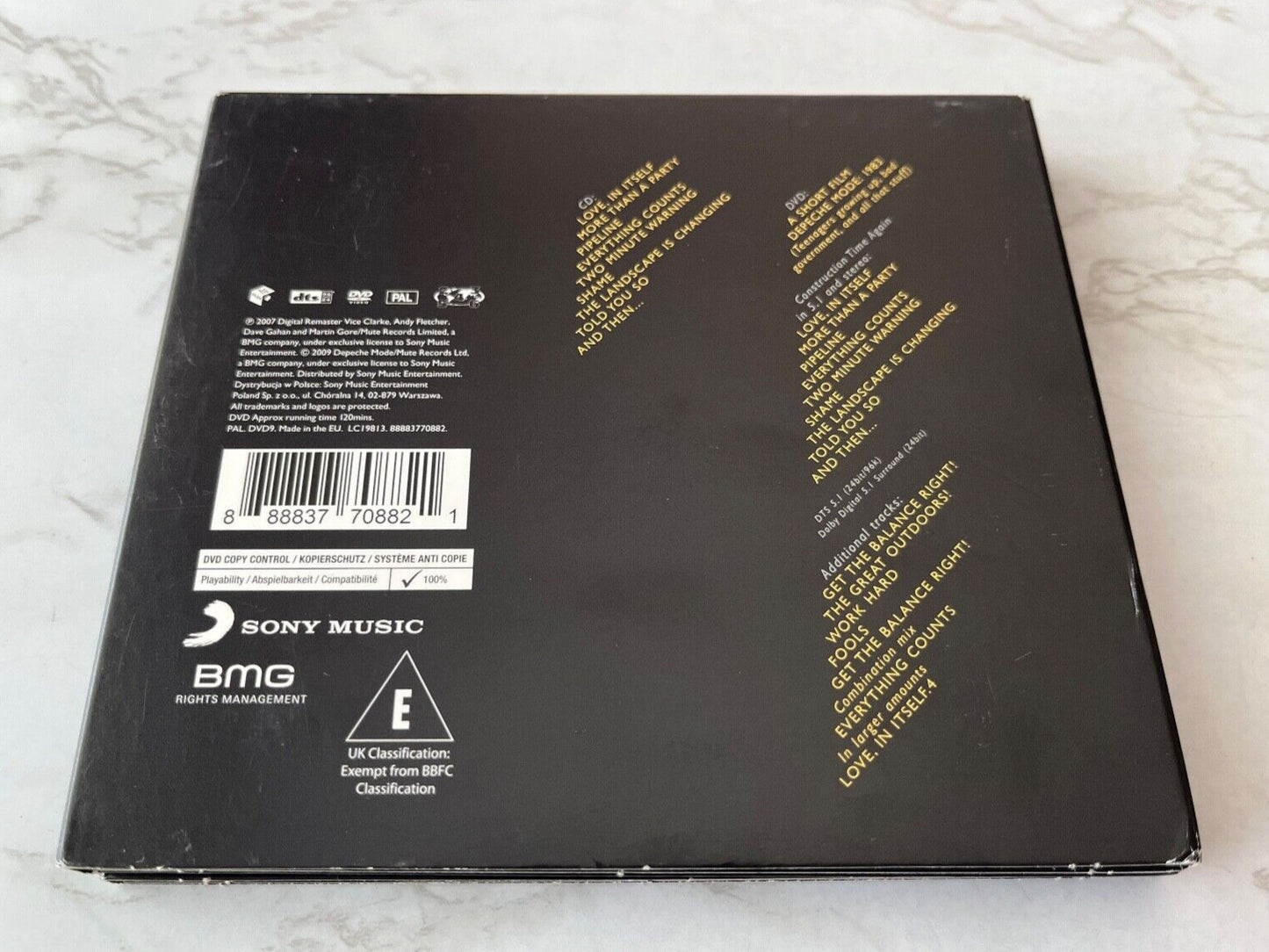 Depeche Mode – Construction Time Again (CD/DVD) [UK PRESS]