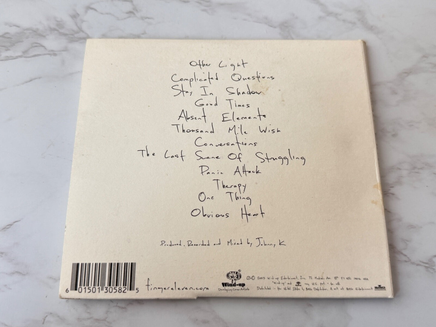 Finger Eleven – Finger Eleven (Promo, Digipak, CD/DVD) (2003)