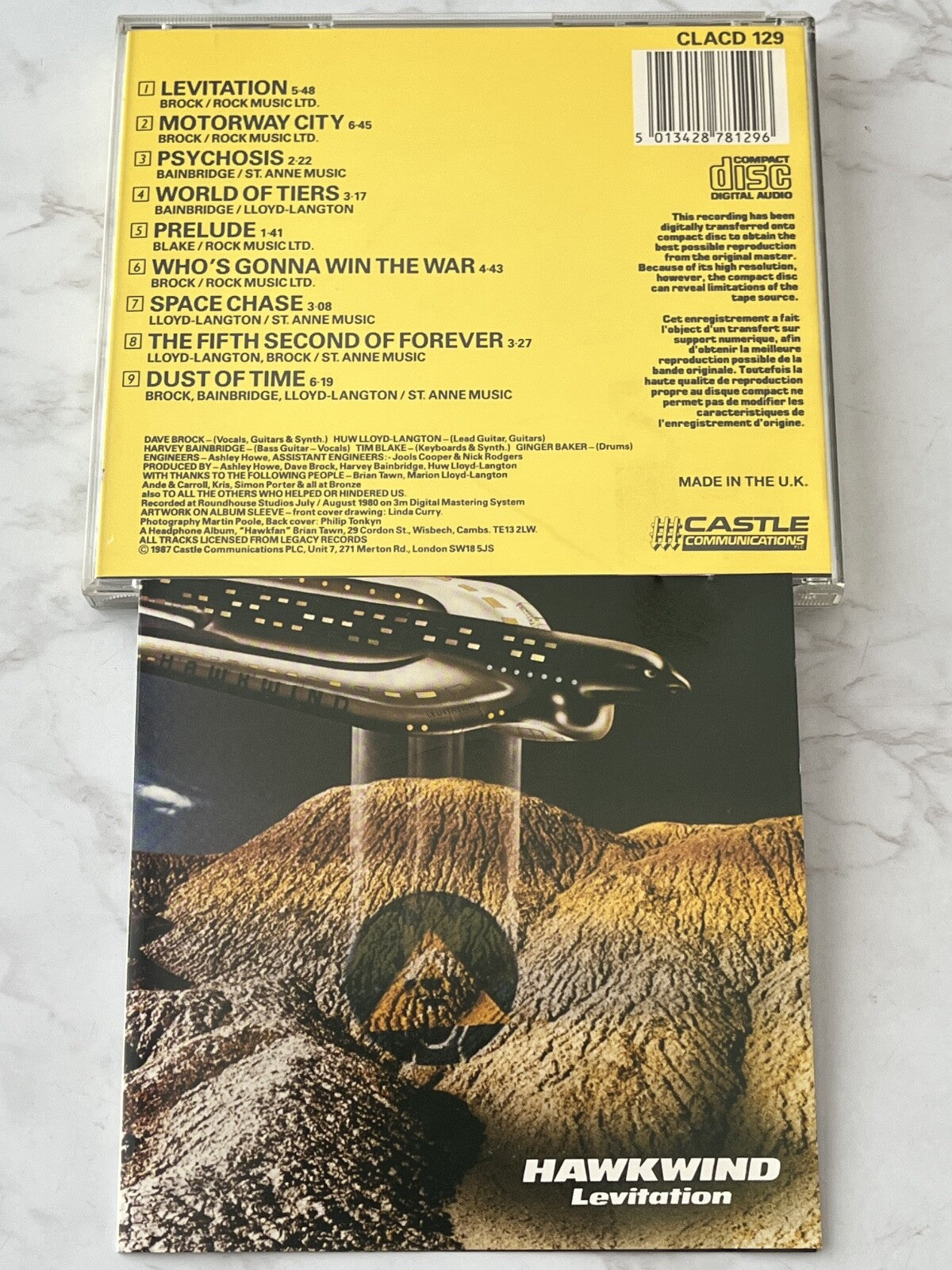 Hawkwind – Levitation (1987) [UK PRESS]