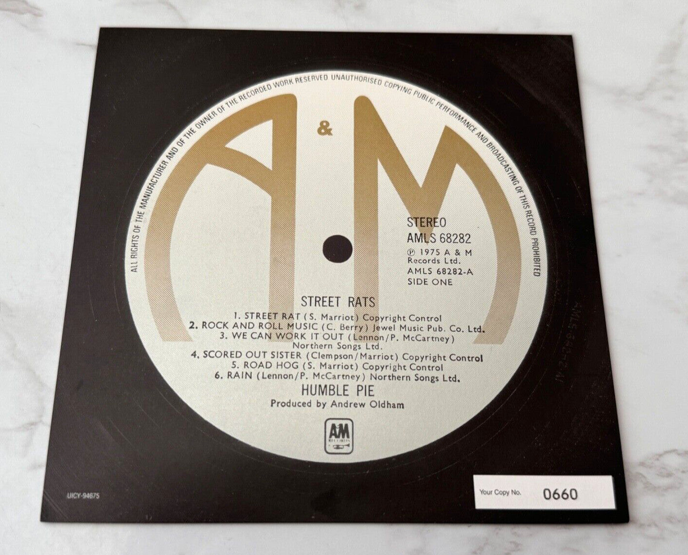Humble Pie – Street Rats (Numbered) (2010)