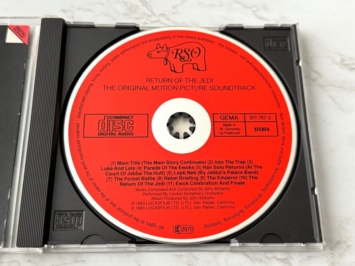 John Williams – Star Wars Return Of The Jedi Soundtrack (1983) [W GERMANY TARGET ERA]