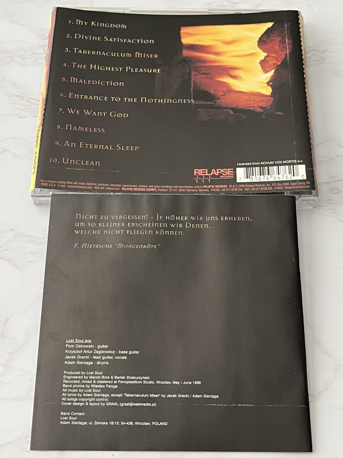 Lost Soul – Scream Of The Mourning Star (2000) [ORIGINAL USA PRESS]