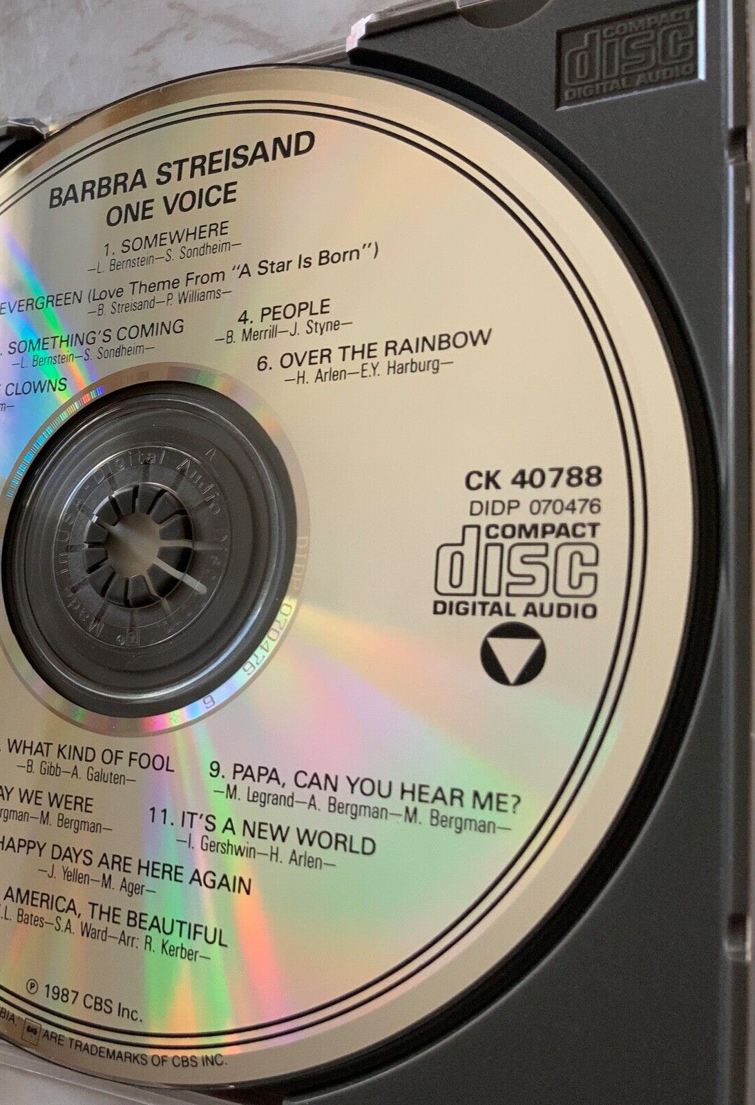 Barbra Streisand – One Voice [DADC PRESS]