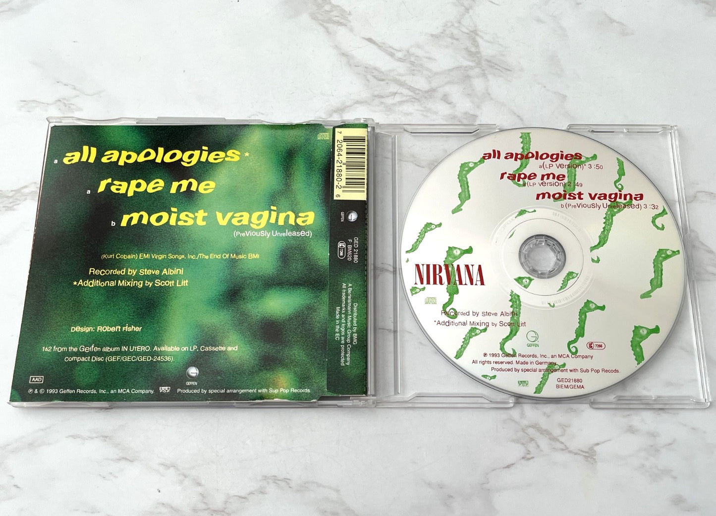 Nirvana – All Apologies Rape Me [GERMAN PRESS]