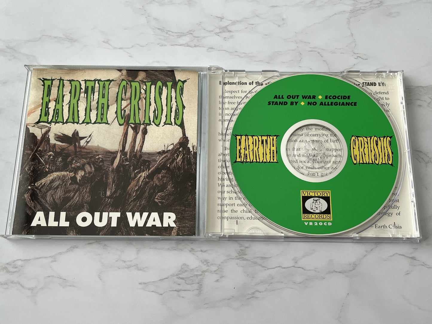 Earth Crisis – All Out War (EP) (1995) [ORIGINAL USA PRESS]