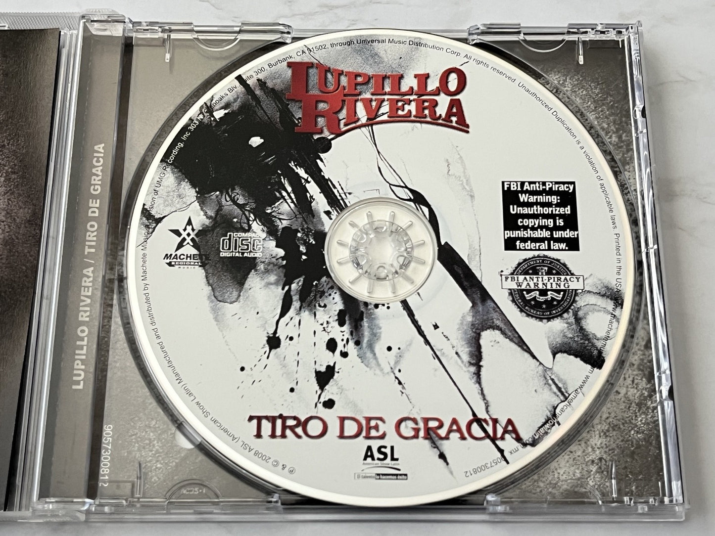 Lupillo Rivera – Tiro De Gracia (2008) [ORIGINAL USA PRESS]