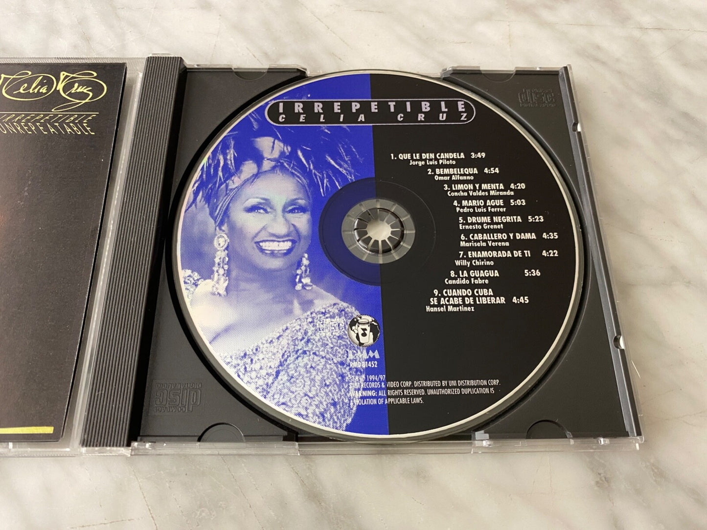 Celia Cruz – Irrepetible (1997) [ORIGINAL USA PRESS]