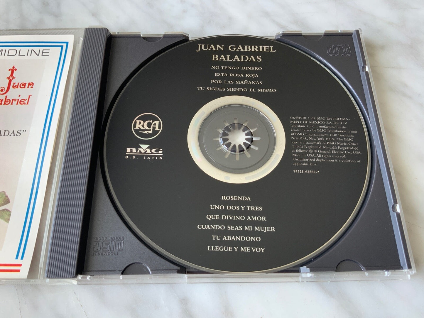 Juan Gabriel – Baladas (1998) [ORIGINAL USA PRESS]