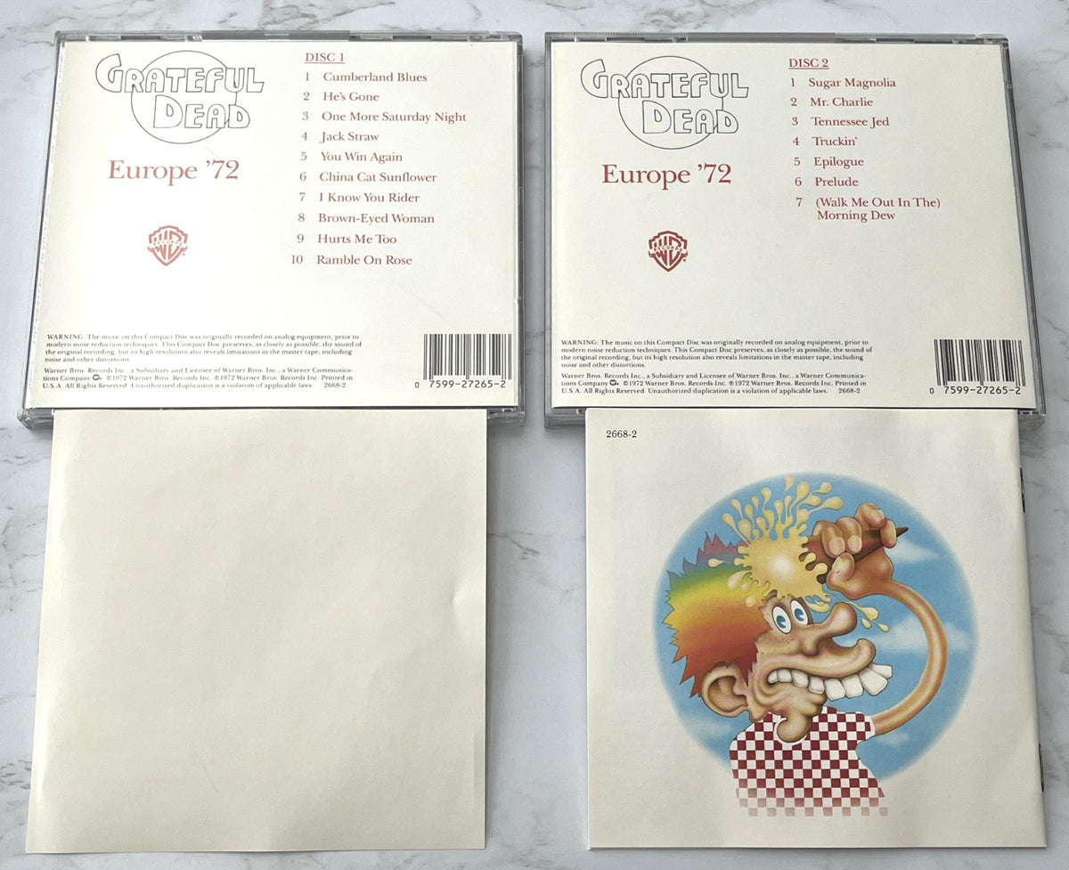 Grateful Dead – Europe 72 (1990) [ORIGINAL USA PRESS]