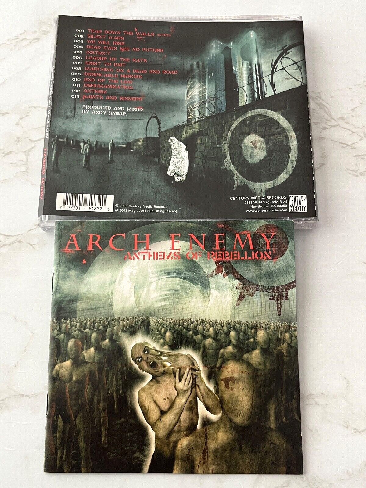 Arch Enemy – Anthems Of Rebellion (2003) [ORIGINAL USA PRESS]