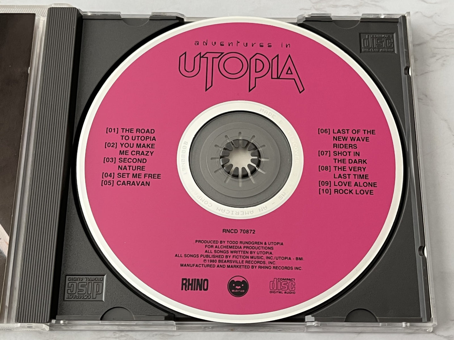 Utopia – Adventures In Utopia (1987) [ORIGINAL USA PRESS]