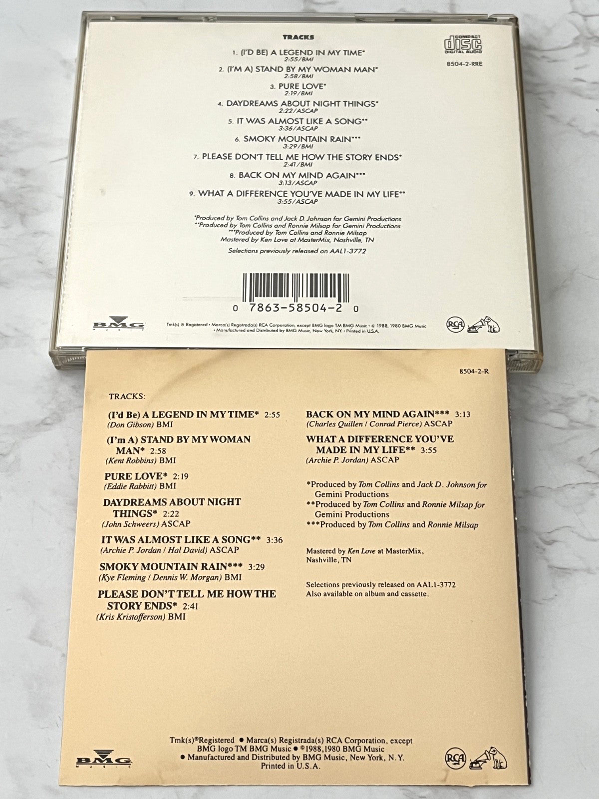 Ronnie Milsap – Greatest Hits (1988) [DISCTRONICS PRESS]