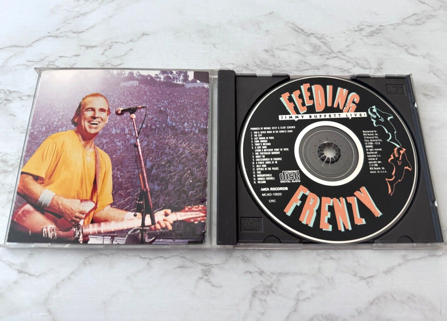 Jimmy Buffett – Live Feeding Frenzy (1990) [ORIGINAL USA PRESS]