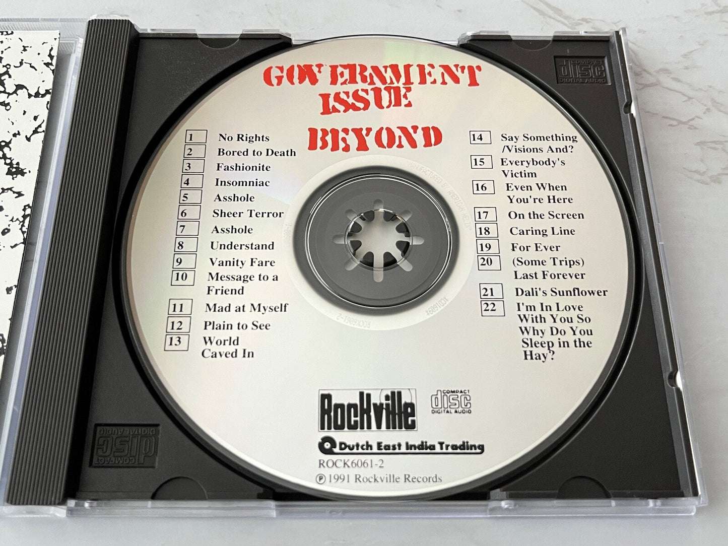 Government Issue – Beyond (1991) [ORIGINAL USA PRESS]