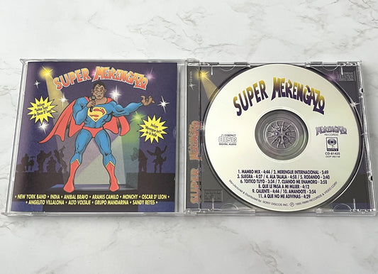 Various, Anibal Bravo, Oscar D'Leon, Monchy, New York Band – Super Merengazo (1995)