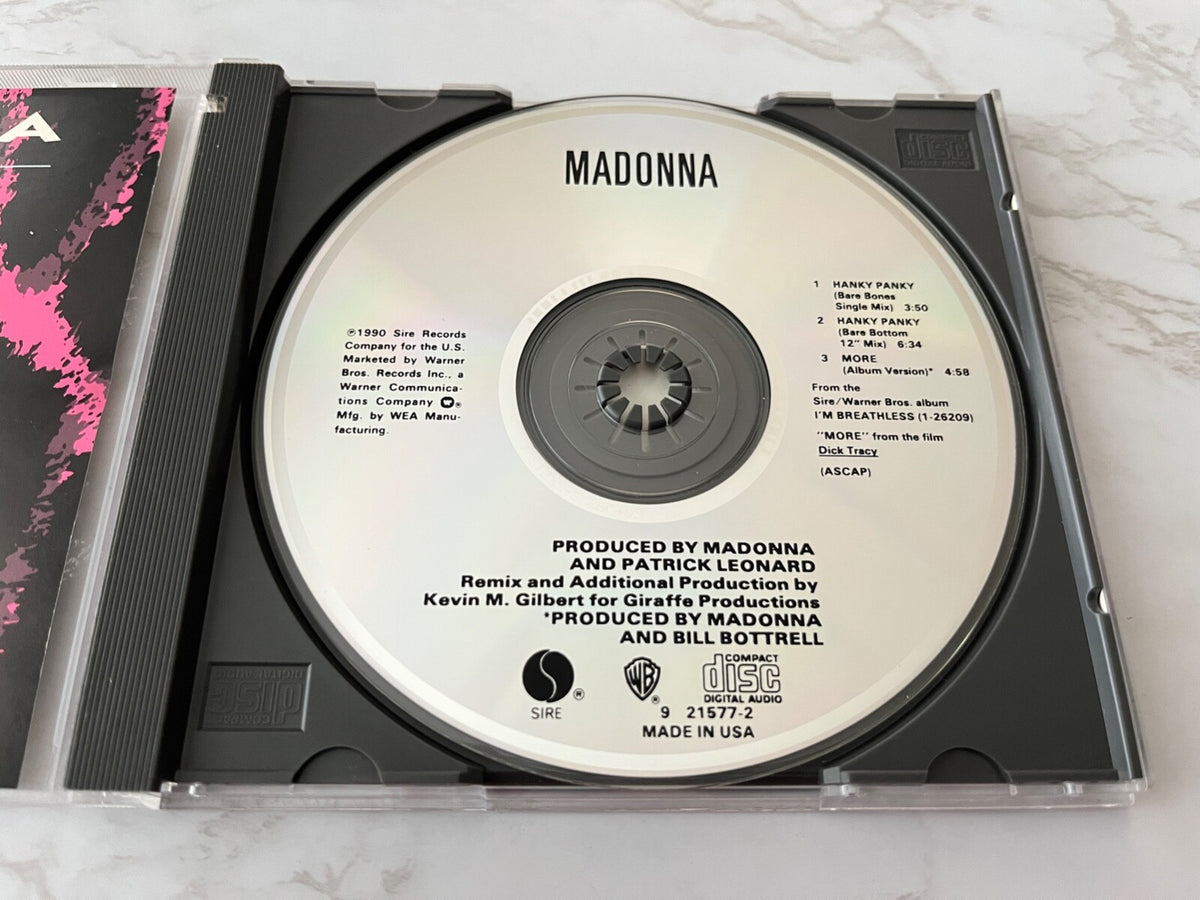Madonna – Hanky Panky / More (Promo, Maxi Single) (1990)