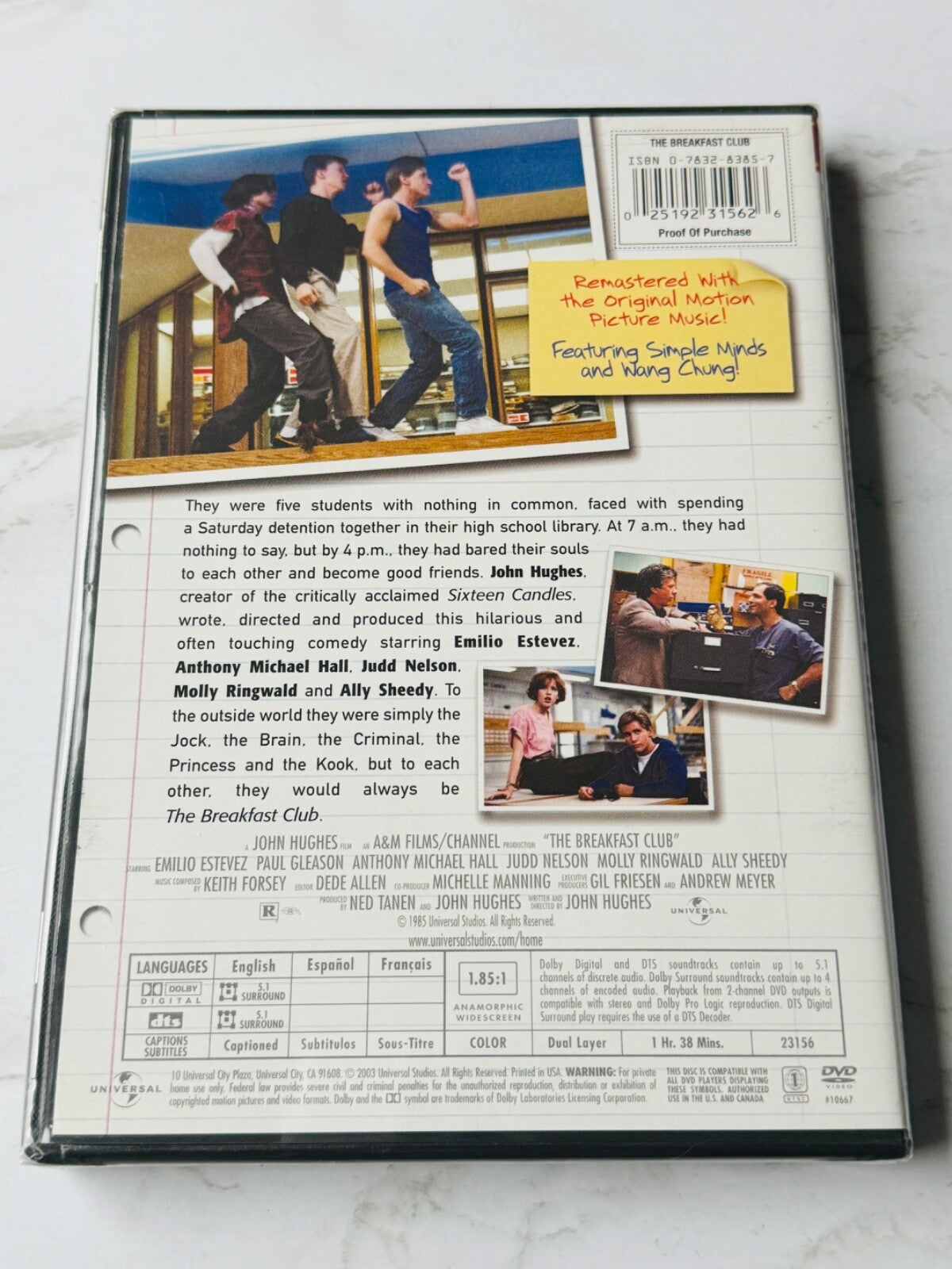 The Breakfast Club High School Reunion Collection DVD (2003)
