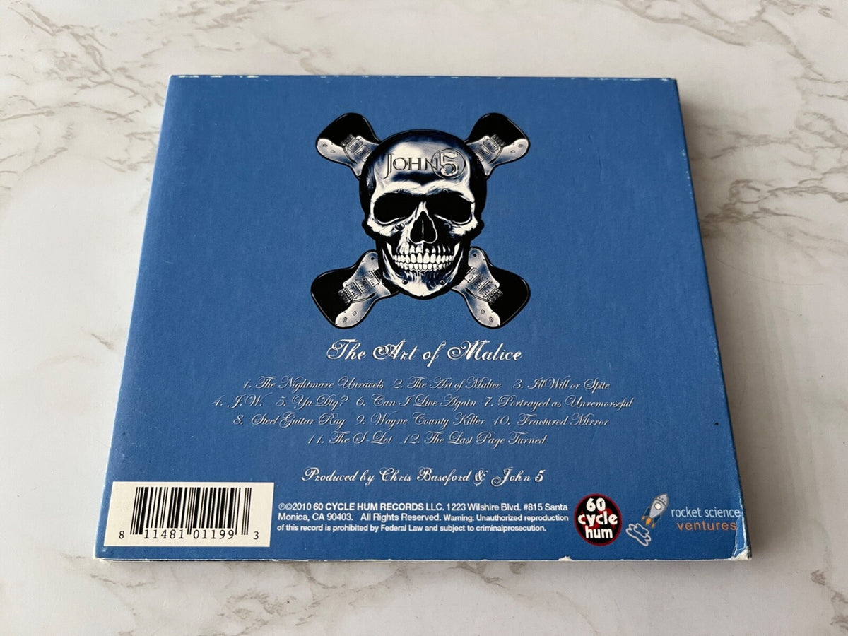 John 5 – The Art Of Malice (Digipak) (2010)
