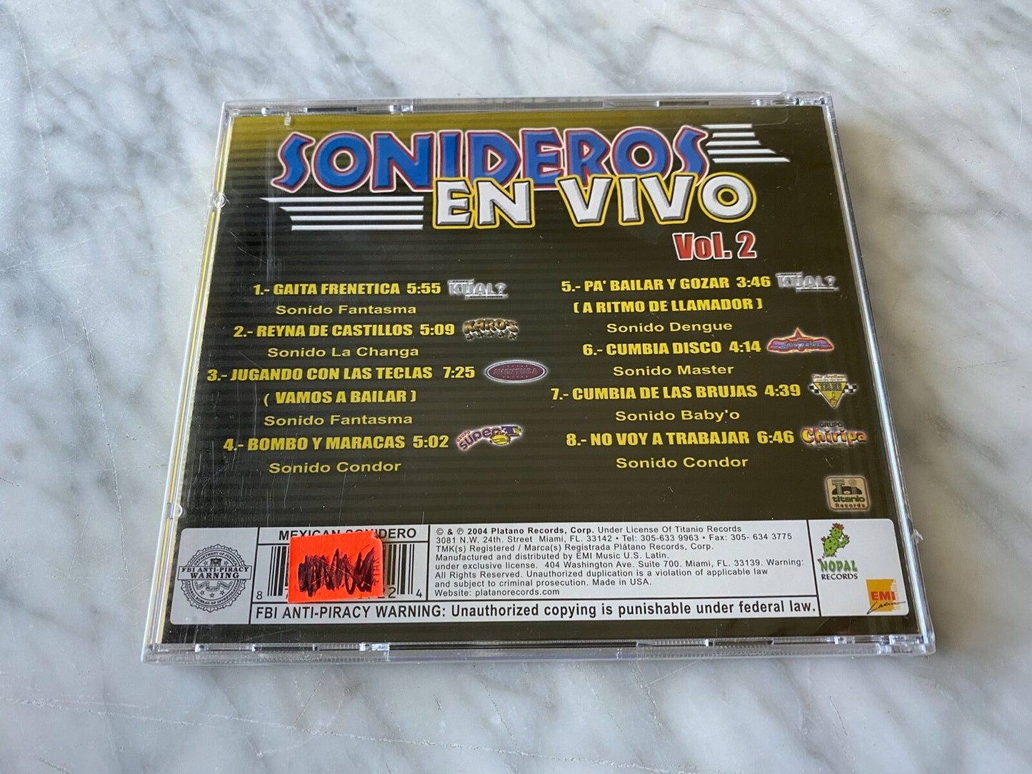 Sonideros En Vivo Vol. 2 (2004) [ORIGINAL USA PRESS]