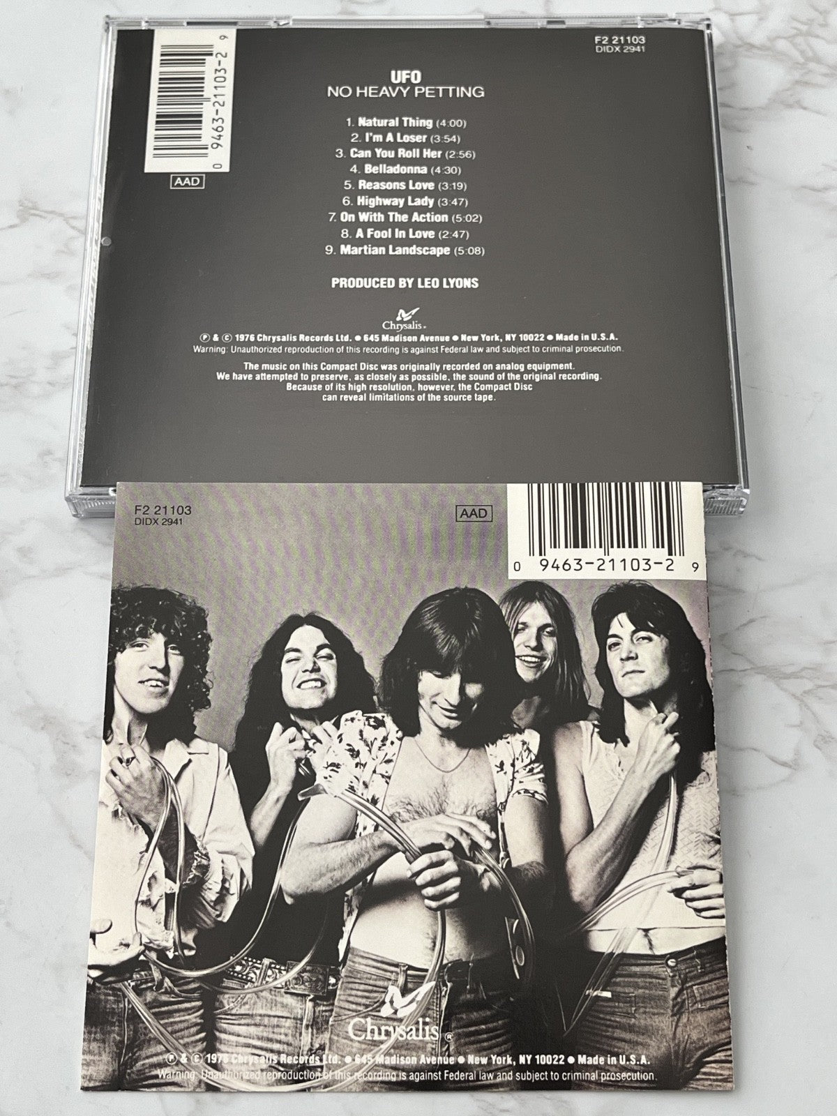 UFO – No Heavy Petting (1992) [ORIGINAL USA PRESS]