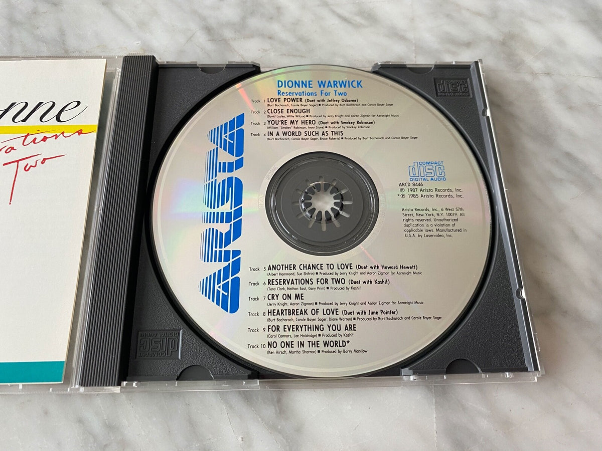 Dionne Warwick – Reservations For Two