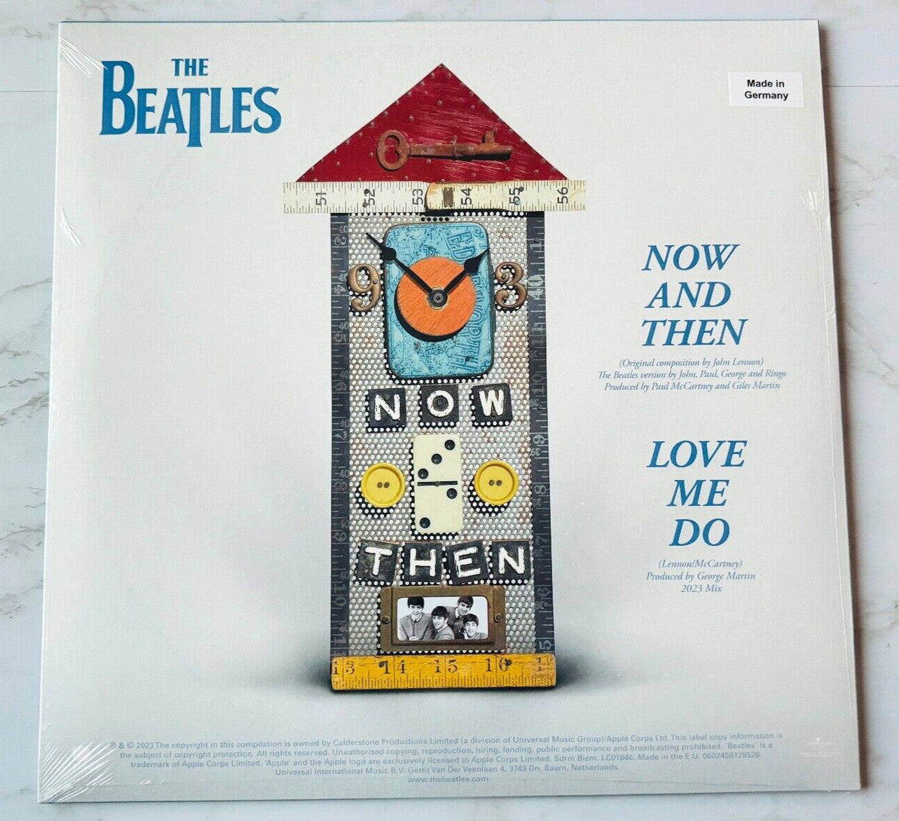The Beatles Now And Then 12" Single RED Vinyl SEALED! TARGET EXCLUSIVE! Lennon
