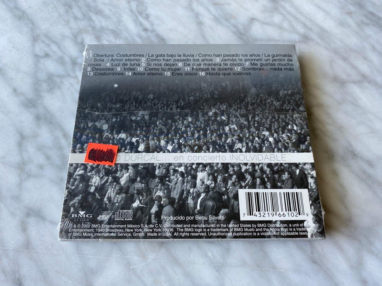 Rocio Durcal – Inolvidable En Concierto (Digipak) (2002) [ORIGINAL USA PRESS]
