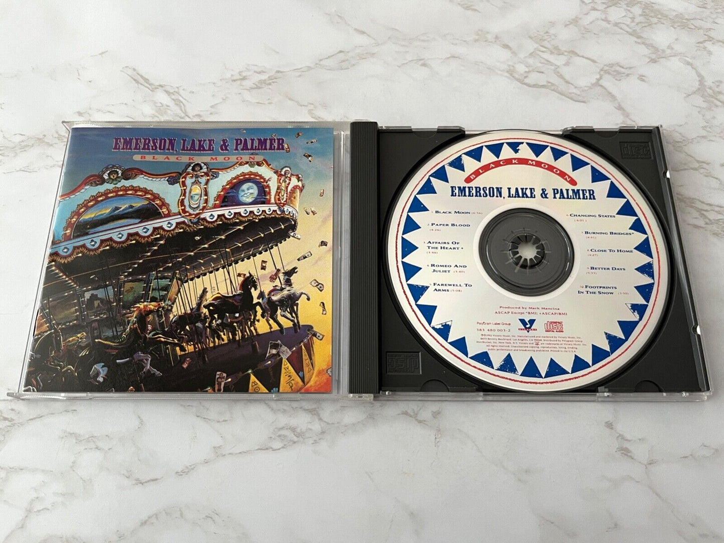 Emerson Lake & Palmer – Black Moon (1992) [JVC PRESS]