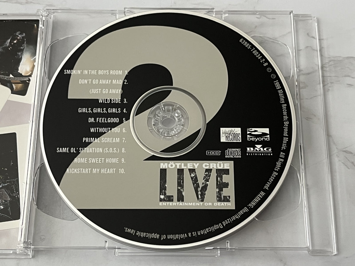 Motley Crue – Live Entertainment Or Death (1999) [ORIGINAL USA PRESS]