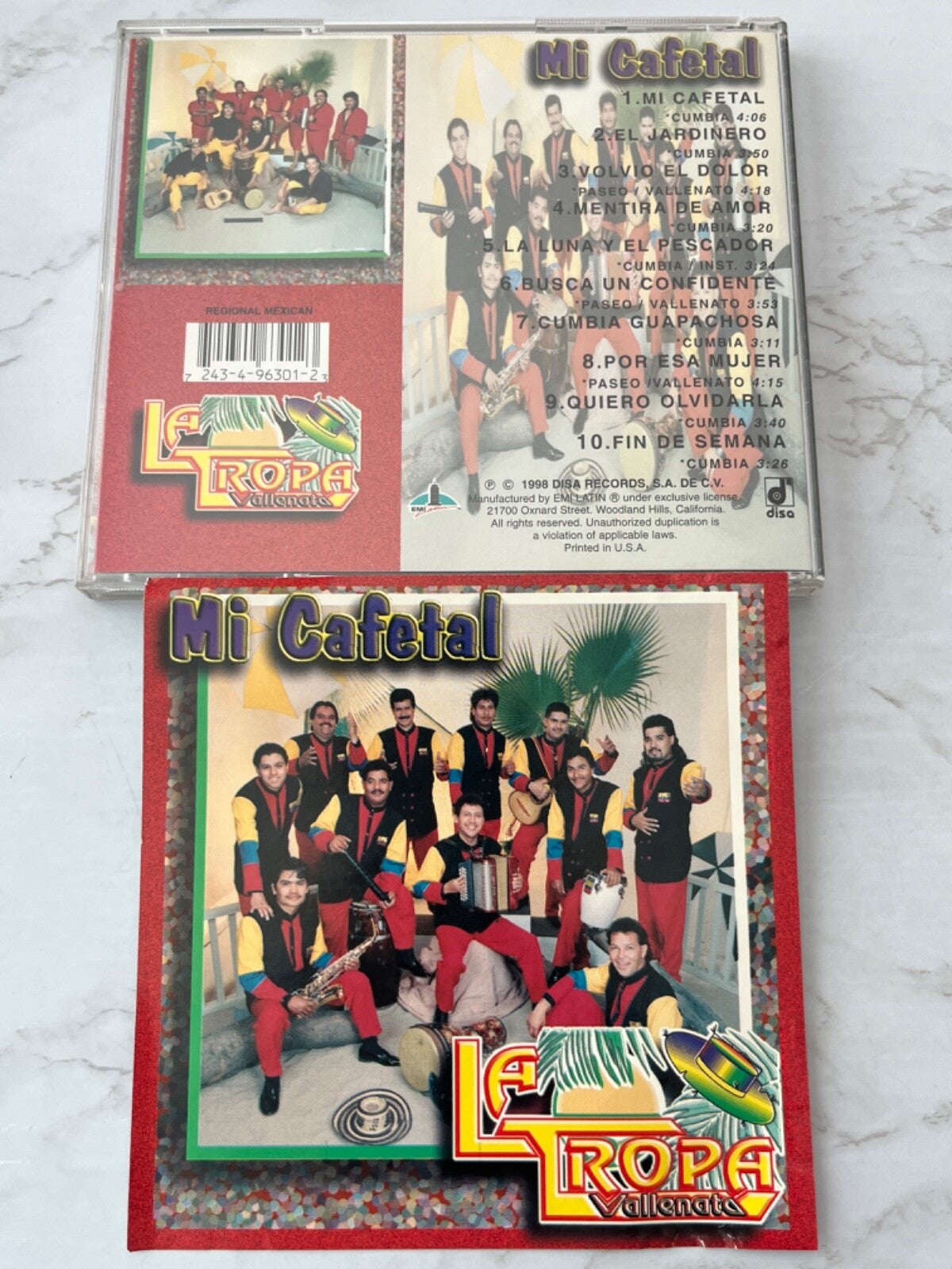 La Tropa Vallenata – Mi Cafetal (1998) [ORIGINAL USA PRESS]