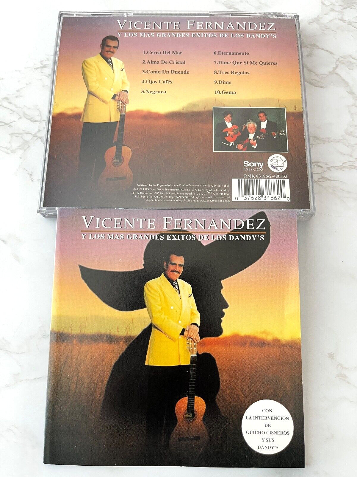 Vicente Fernandez – Exitos De Los Dandy's (1999) [ORIGINAL USA PRESS]