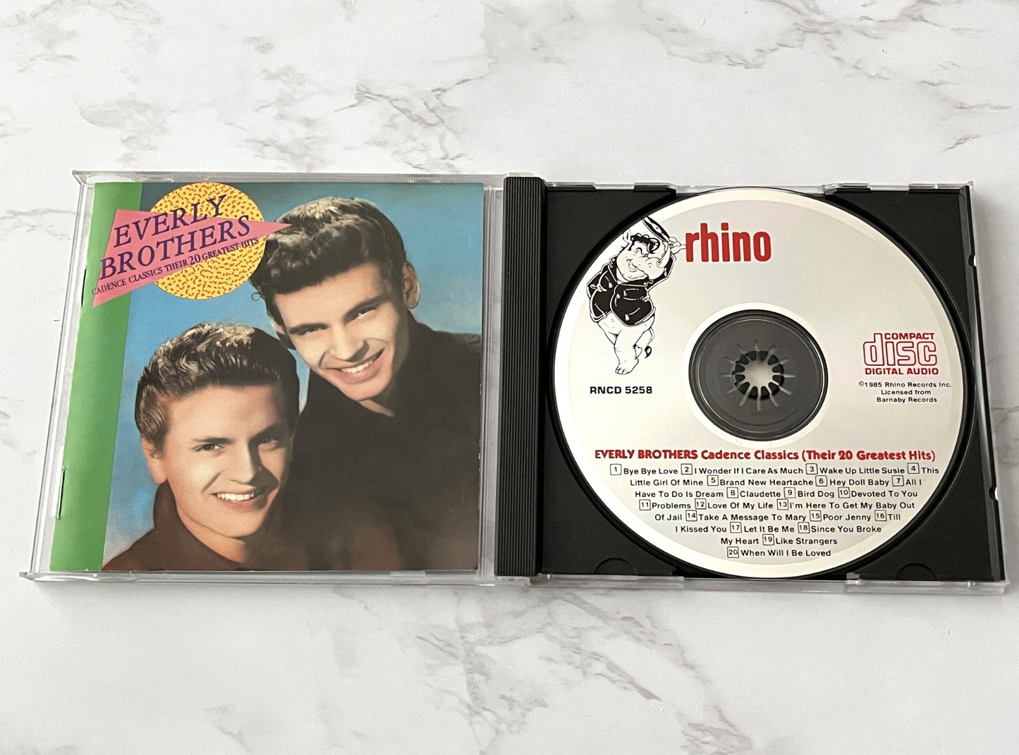 The Everly Brothers – Cadence Classic Their 20 Greatest Hits (1985) [JAPAN TARGET ERA]