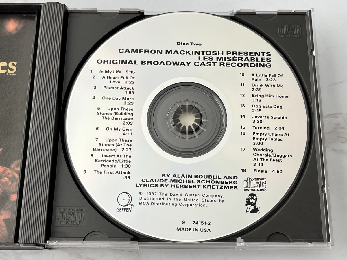 Les Miserables Original Broadway Cast Recording [JVC PRESS]