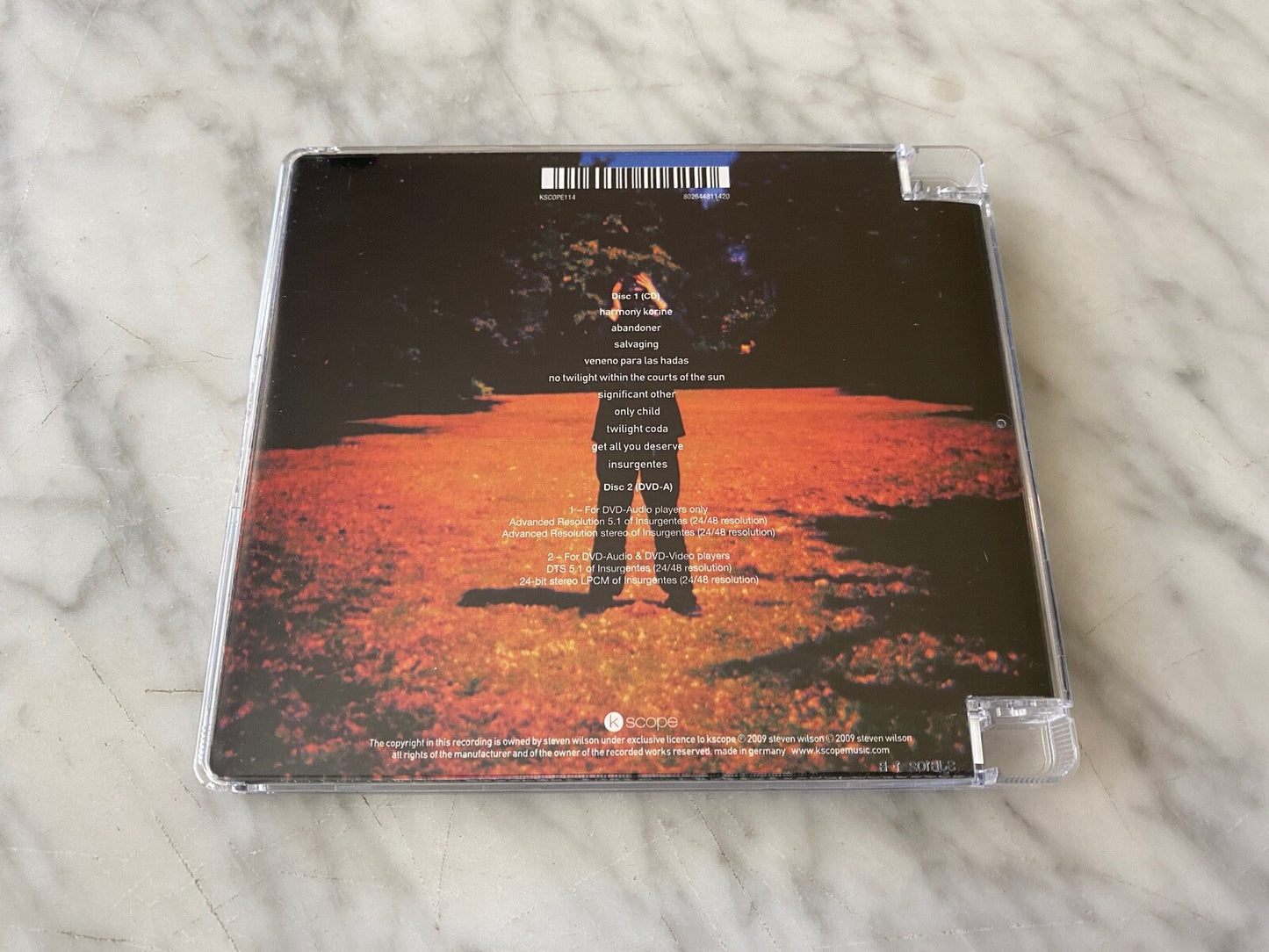 Steven Wilson – Insurgentes (CD/DVD) (2009) [GERMAN PRESS]