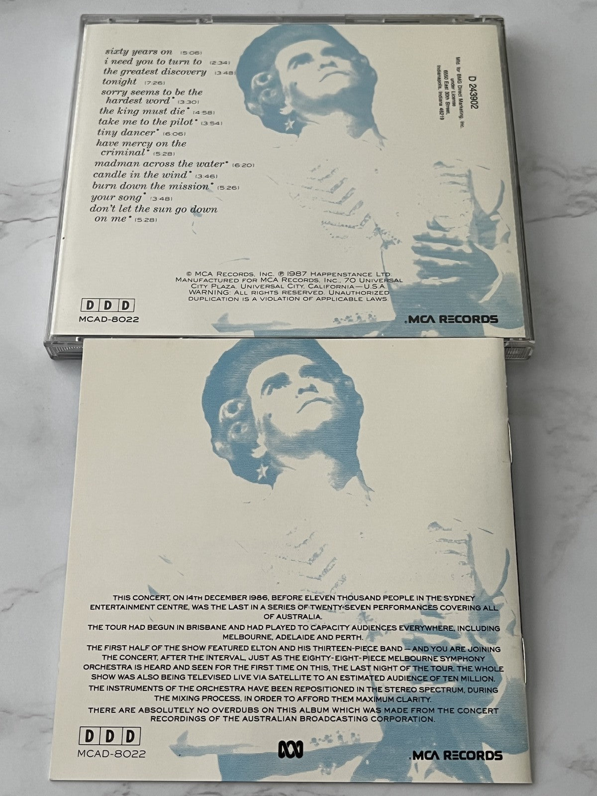 Elton John – Live in Australia [USA SILVER DISC PDO]