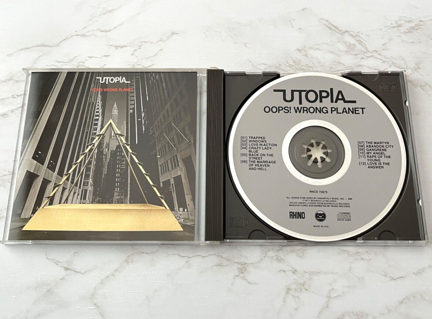 Utopia – Oops Wrong Planet (1987) [ORIGINAL USA PRESS]
