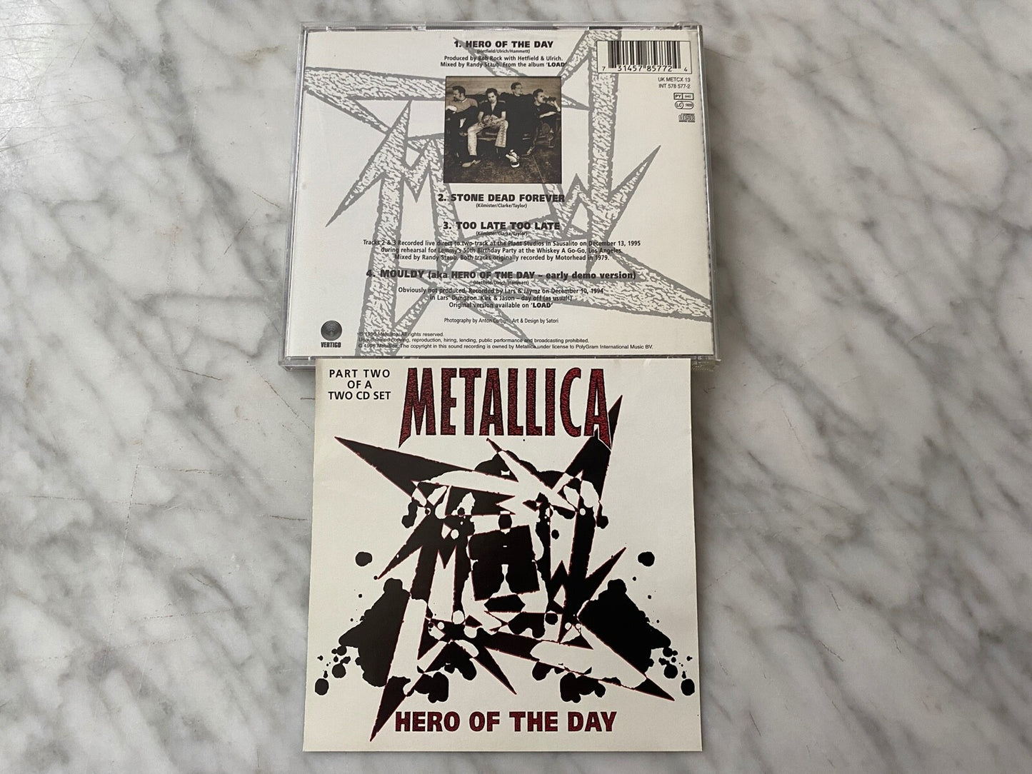Metallica – Hero Of The Day (1996) [UK PRESS]