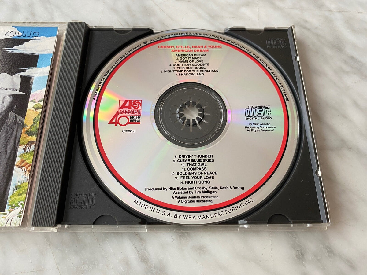 Crosby Stills Nash & Young – American Dream (1988) [ORIGINAL USA PRESS]