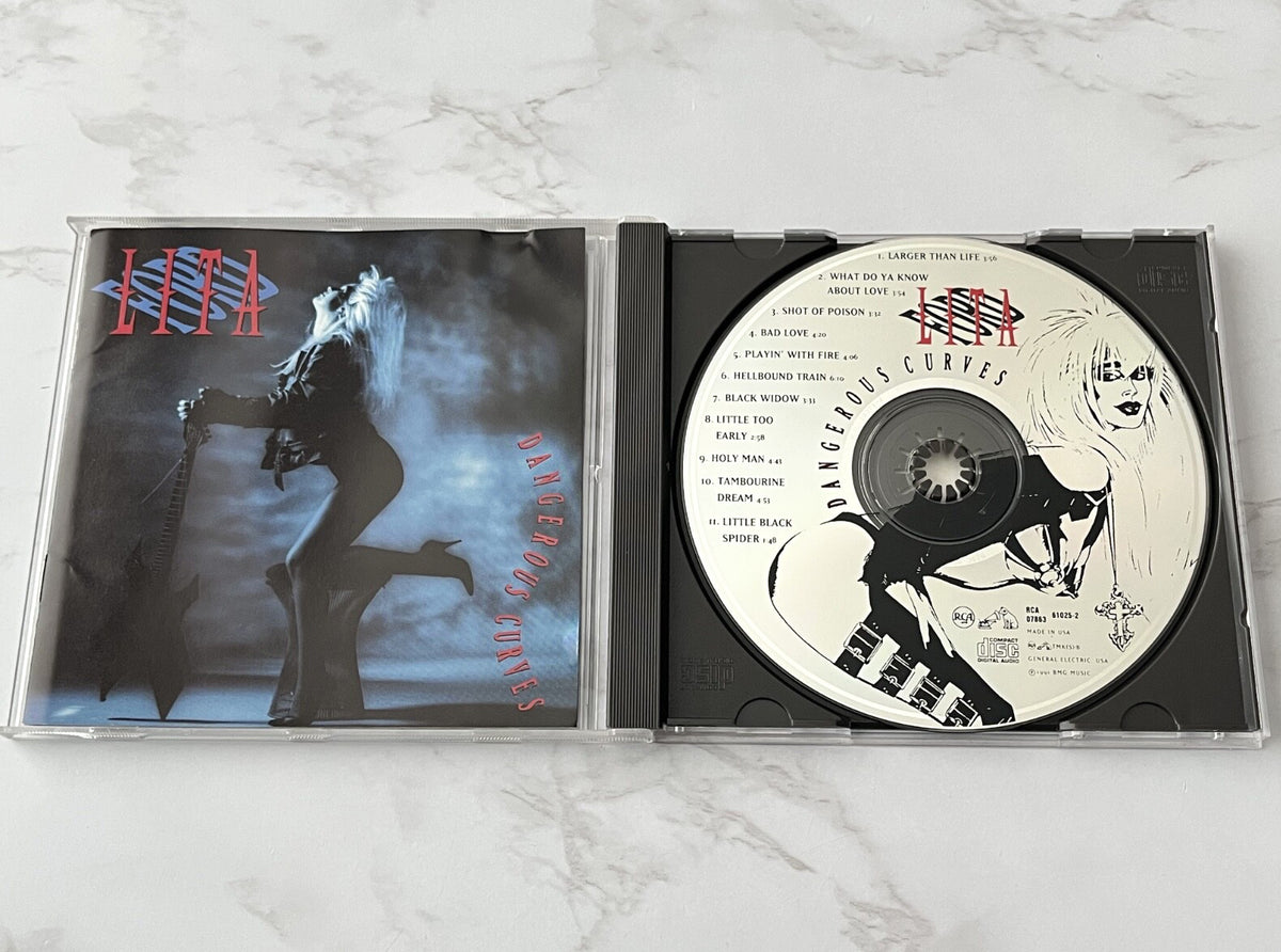 Lita Ford – Dangerous Curves (1991) [ORIGINAL USA PRESS]