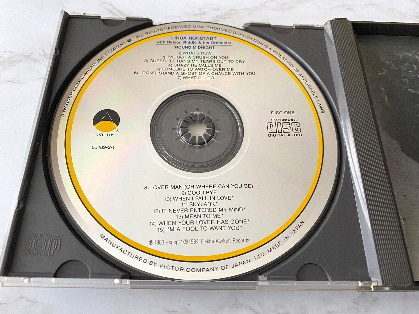 Linda Ronstadt – Round Midnight (1986) [JAPAN TARGET ERA]